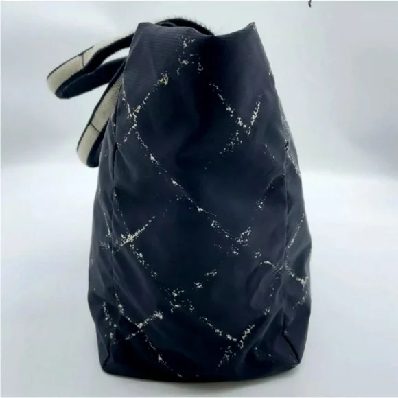 EUC Chanel Old Travel Line Nylon MM Tote Bag NA100050 - Picture 11 of 15